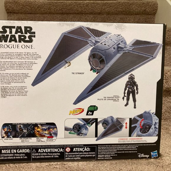 Amazon.com: Star Wars: Rogue One TIE Striker : Toys & Games Star Wars Rogue One Tie Striker with Imperial Tie Fighter Pilot